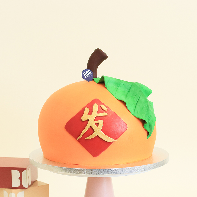 3D Mandarin Orange Huat Cake